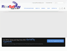 Tablet Screenshot of floorballplay.com